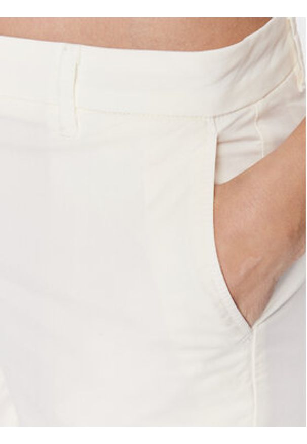 TOMMY HILFIGER - Tommy Hilfiger Chinosy WW0WW37763 Écru Slim Fit. Materiał: lyocell, bawełna