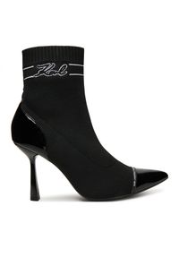 Karl Lagerfeld - Botki KARL LAGERFELD. Kolor: czarny