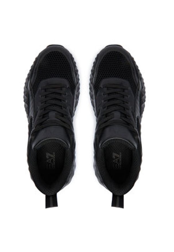EA7 Emporio Armani Sneakersy X8X238 XK431 MC076 Czarny. Kolor: czarny. Materiał: materiał
