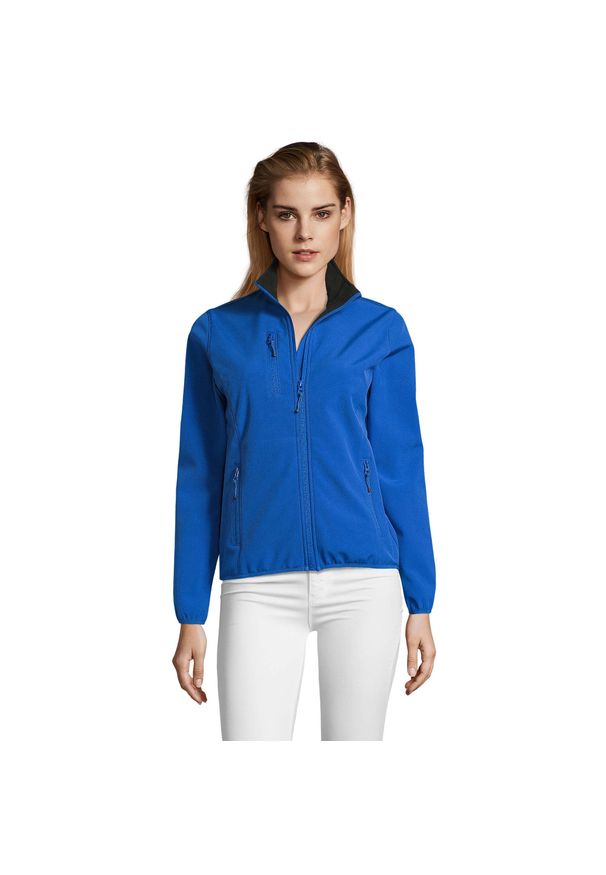 SOL'S - Kurtka Damska Radian Soft Shell. Kolor: niebieski