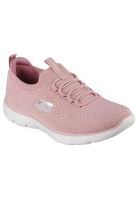 skechers - Buty SKECHERS SUMMITS - TOP PLAYER Rose. Kolor: różowy, wielokolorowy, fioletowy. Materiał: tkanina