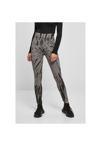 Legginsy damskie Urban Classics coton. Kolor: szary, wielokolorowy, czarny #1