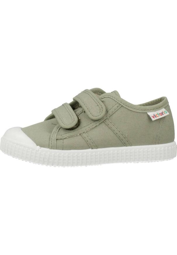VICTORIA - Buty tenisówki dziecięce Victoria. Kolor: zielony. Materiał: tkanina