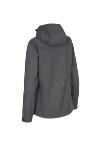TRESPASS - Damska Wodoodporna Kurtka Claren II. Kolor: szary. Materiał: softshell. Sport: turystyka piesza