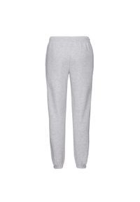 FRUIT OF THE LOOM - Spodnie Do Biegania Unisex Dla Dorosłych Classic 260 Z Elastycznymi Mankietami. Kolor: szary