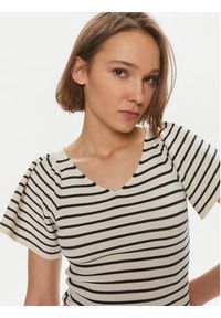 Vero Moda Bluzka Ginny 10278323 Biały Slim Fit. Kolor: biały. Materiał: syntetyk #2