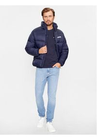 Napapijri Longsleeve Salis NP0A4HN7 Granatowy Regular Fit. Kolor: niebieski. Materiał: bawełna. Długość rękawa: długi rękaw #4