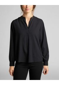 Lee - LEE ESSENTIAL BLOUSE DAMSKA KOSZULA DŁUGI RĘKAW BLACK L45EJU01. Długość rękawa: długi rękaw. Długość: długie #1