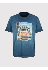 Tom Tailor T-Shirt 1031570 Niebieski Regular Fit. Kolor: niebieski. Materiał: bawełna #6