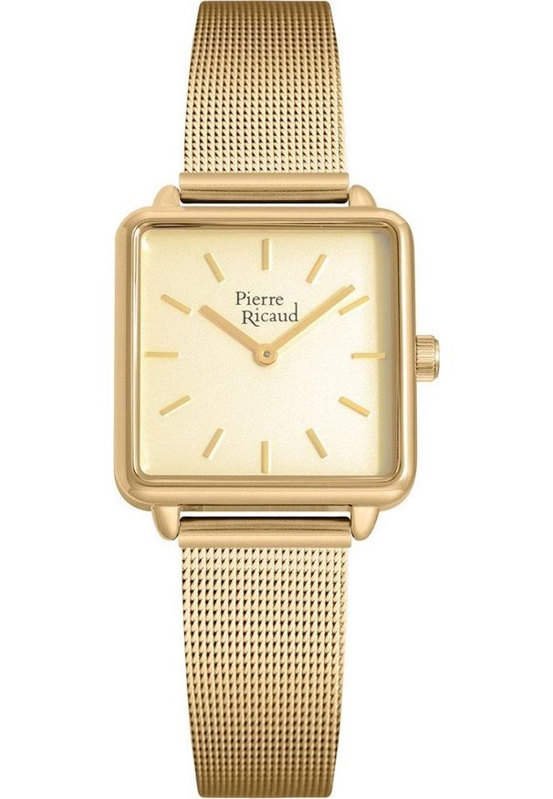 Zegarek Pierre Ricaud Zegarek damski Pierre Ricaud P21064.1111Q złoty. Kolor: złoty