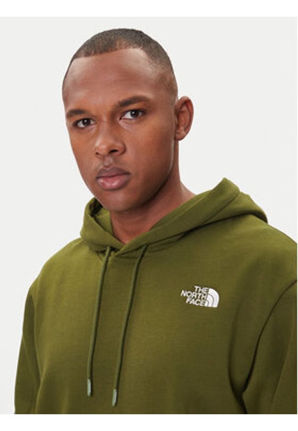 The North Face Bluza Essential NF0A89ES Zielony Regular Fit. Kolor: zielony. Materiał: syntetyk