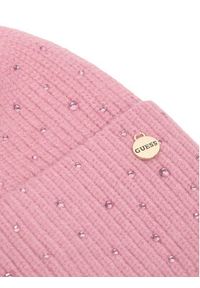 Guess Czapka AW5213 POL01 Różowy. Kolor: różowy. Materiał: materiał #2