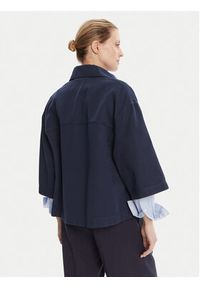 Weekend Max Mara Marynarka Assuan 2525046021 Granatowy Regular Fit. Kolor: niebieski. Materiał: bawełna #6