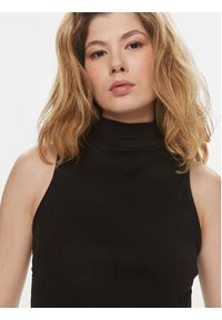 Brave Soul Top LV-69MACIE Czarny Slim Fit. Kolor: czarny. Materiał: bawełna, syntetyk #4