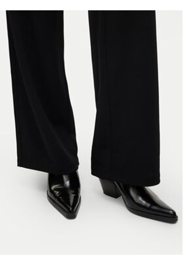 Vero Moda Spodnie materiałowe Berlin 10318454 Czarny Wide Leg. Kolor: czarny. Materiał: syntetyk