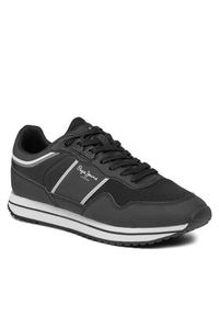 Pepe Jeans Sneakersy PMS30996 Czarny. Kolor: czarny. Materiał: skóra #4