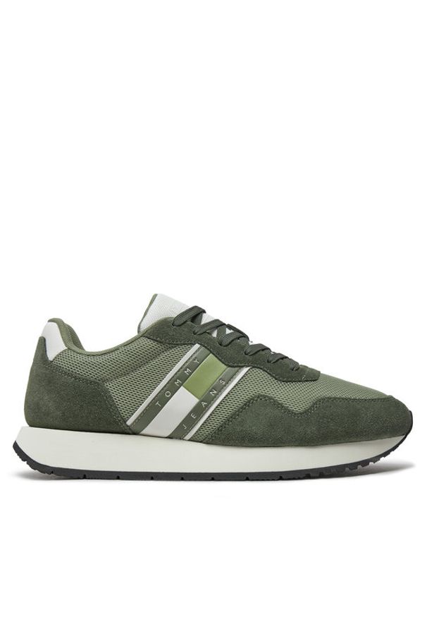 Tommy Jeans Sneakersy Tjm Modern Runner EM0EM01435 Zielony. Kolor: zielony