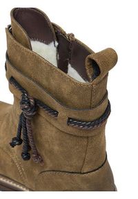Rieker Botki CEO-93068-54 Khaki. Kolor: brązowy. Materiał: materiał #4