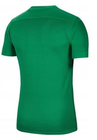 Koszulka sportowa męska Nike Dry Park VII JSY SS. Kolor: zielony. Materiał: poliester. Technologia: Dri-Fit (Nike). Sport: piłka nożna