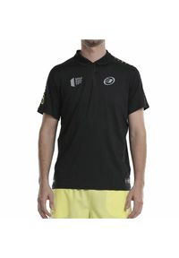Koszulka Polo z krótkim rękawem Męska Bullpadel Liceo Czarny. Typ kołnierza: polo. Kolor: czarny. Długość rękawa: krótki rękaw. Długość: krótkie #1
