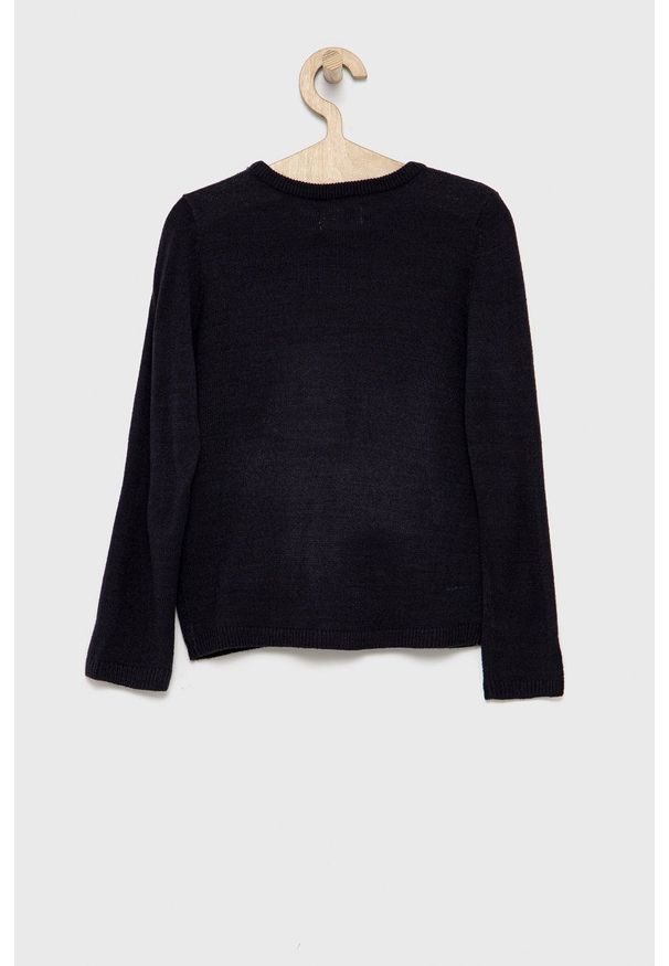 Kids Only Sweter dziecięcy kolor granatowy. Okazja: na co dzień. Kolor: niebieski. Materiał: dzianina. Styl: casual