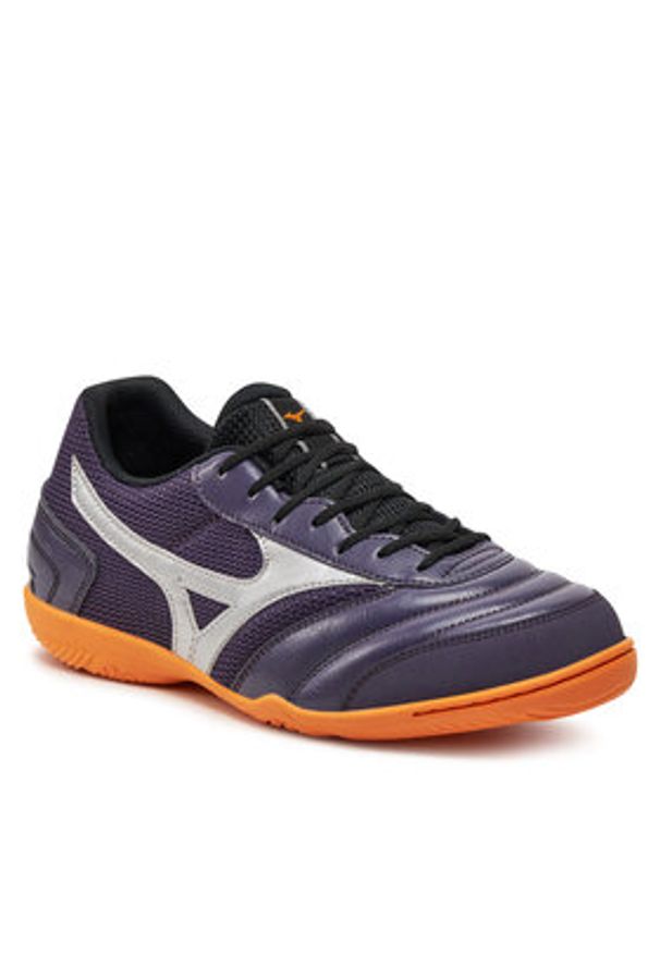 Mizuno Buty do piłki nożnej Mrl Sala Club In Q1GA2403 Czarny. Kolor: czarny. Materiał: skóra