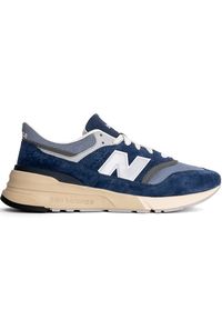 Buty męskie New Balance U997RHB – niebieskie. Okazja: na co dzień. Kolor: niebieski. Materiał: guma, syntetyk, materiał, skóra. Szerokość cholewki: normalna