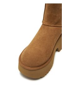 Ugg Botki W Classic Twin Seam New Heights 1158313 Brązowy. Kolor: brązowy. Materiał: skóra #5