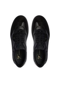 Giuseppe Zanotti Sneakersy RU50013/001 Czarny. Kolor: czarny. Materiał: skóra