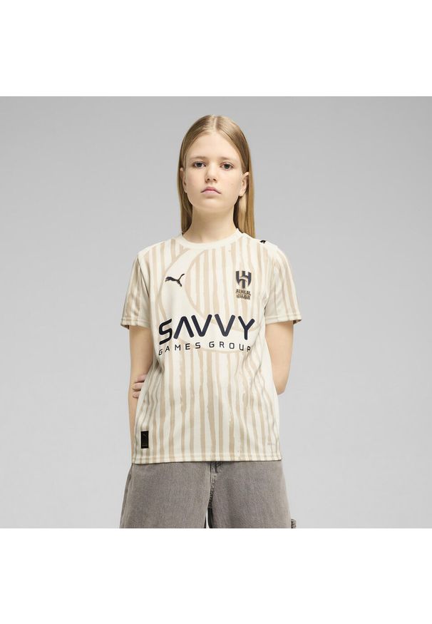 Puma - Młodzieżowa koszulka KIDSUPER × AL-HILAL SFC PUMA. Kolor: niebieski, wielokolorowy, biały. Sport: piłka nożna