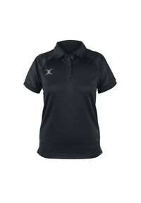 GILBERT - Damska koszulka polo Gilbert Evo. Typ kołnierza: polo. Kolor: czarny #1