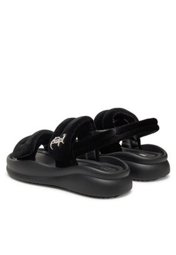 Juicy Couture Sandały WSS21514-01 Czarny. Kolor: czarny. Materiał: materiał