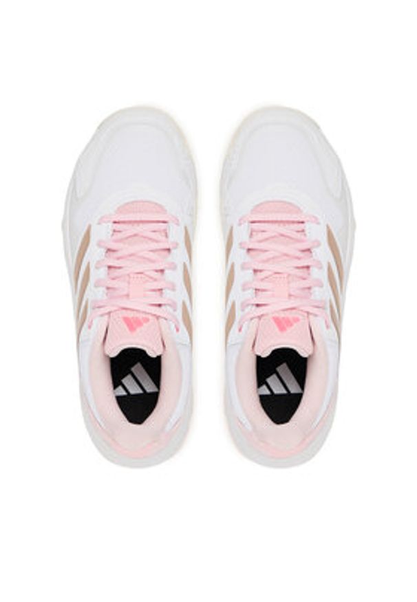 Adidas - adidas Buty do tenisa Courtjam Control 3 JP9739 Biały. Kolor: biały. Materiał: materiał. Sport: tenis