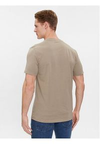 BOSS - Boss T-Shirt Thinking 1 50481923 Beżowy Regular Fit. Kolor: beżowy. Materiał: bawełna #2