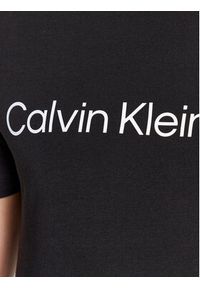 Calvin Klein Jeans T-Shirt J30J322552 Czarny Slim Fit. Kolor: czarny. Materiał: bawełna