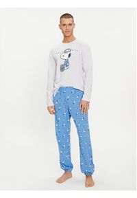 United Colors of Benetton - United Colors Of Benetton Spodnie piżamowe 35I74F00Q Niebieski Regular Fit. Kolor: niebieski. Materiał: bawełna #3