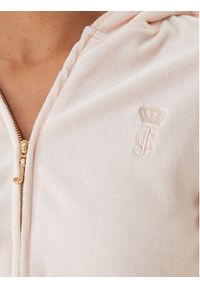 Juicy Couture Bluza Robyn JCSEBJ007G Różowy Slim Fit. Kolor: różowy. Materiał: bawełna #3