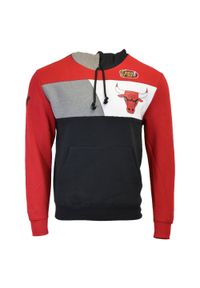 Bluza z kapturem Mitchell & Ness Block Fleece NBA Chicago Bulls. Typ kołnierza: kaptur. Kolor: czarny. Sport: koszykówka #1