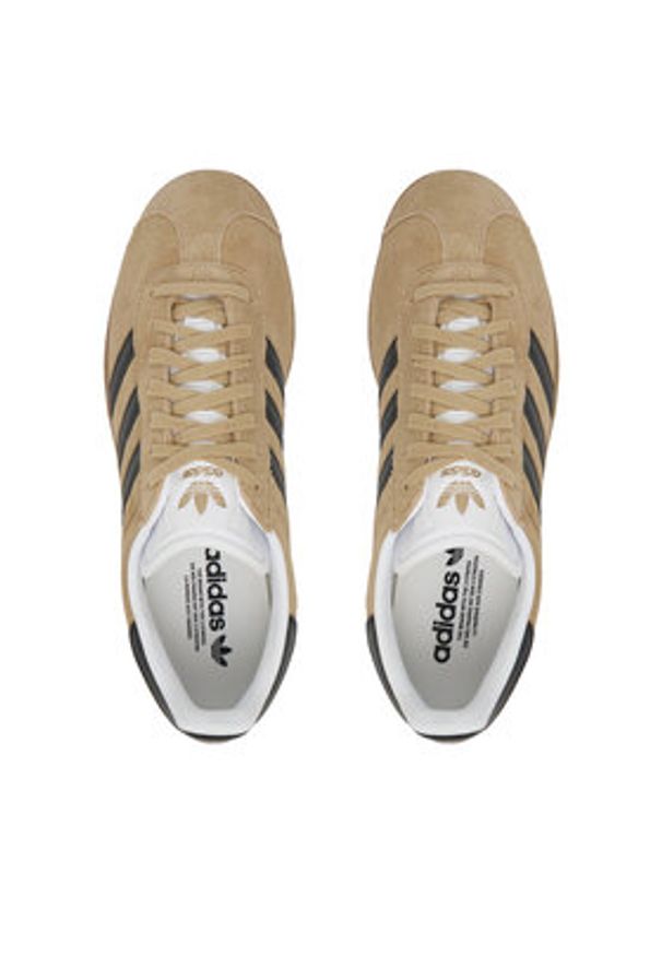 Adidas - adidas Sneakersy Gazelle IH9635 Beżowy. Kolor: beżowy. Materiał: skóra, zamsz. Model: Adidas Gazelle