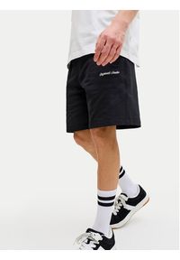 Jack & Jones Szorty sportowe Karl Norrebro 12292565 Czarny Regular Fit. Kolor: czarny. Materiał: bawełna. Styl: sportowy #3