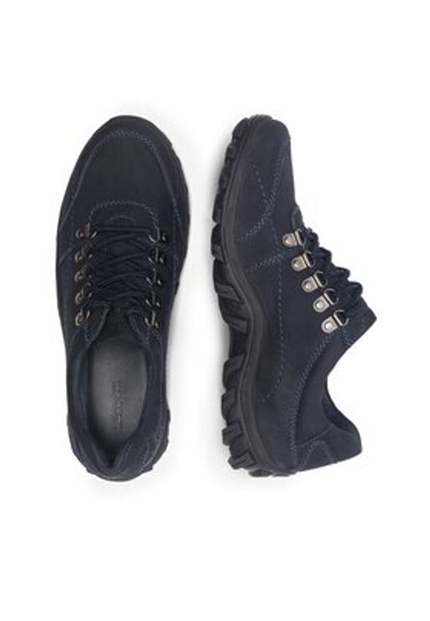 Lasocki Półbuty MESSI-03 MI25 Granatowy. Kolor: niebieski. Materiał: nubuk, skóra