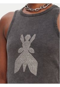 Patrizia Pepe Top 8M1768/J373-S763 Szary Slim Fit. Kolor: szary. Materiał: bawełna #5