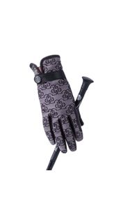 PS OF SWEDEN - Damskie skórzane rękawiczki jeździeckie PS of Sweden Monogram. Kolor: czarny. Materiał: skóra. Sport: jeździectwo #1