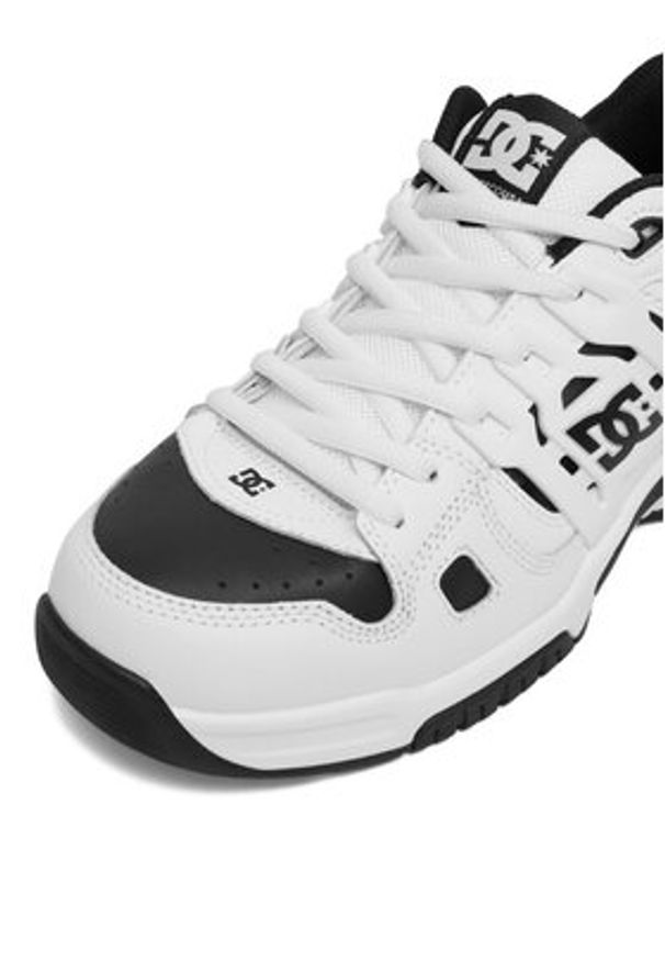 DC Shoes Sneakersy EO-AT-2 DC02906101 Biały. Kolor: biały. Materiał: skóra