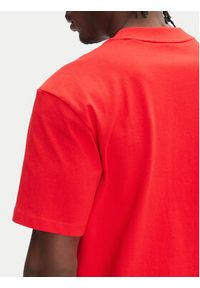 Hugo - HUGO T-Shirt Dapolino 50488330 Czerwony Relaxed Fit. Kolor: czerwony. Materiał: bawełna #4