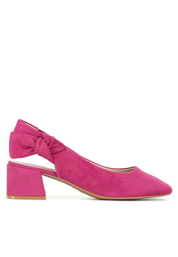 Clara Barson Czółenka LH2002-2 Różowy. Kolor: różowy. Materiał: materiał