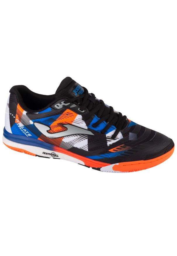 Buty piłkarskie męskie Joma Regate Rebound 2401 In. Kolor: wielokolorowy, czarny. Materiał: materiał, syntetyk. Szerokość cholewki: normalna. Sport: piłka nożna