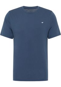 Męski T-Shirt Mustang Style Alex Dark Denim 1017337 5242. Materiał: denim