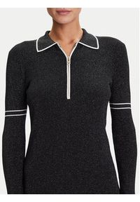 Liu Jo Sport Sukienka dzianinowa TF5028 MS49I Czarny Regular Fit. Kolor: czarny. Materiał: wiskoza, syntetyk. Typ sukienki: sportowe. Styl: sportowy #3