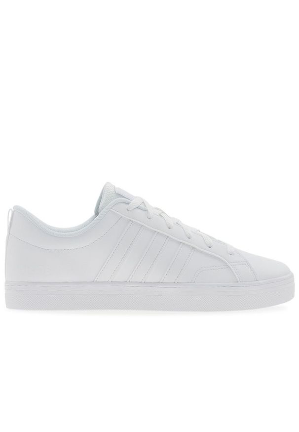Adidas - Buty męskie adidas Sportswear vs Pace 2.0 HP6012 - białe. Okazja: na co dzień. Zapięcie: sznurówki. Kolor: biały. Materiał: nubuk, guma, syntetyk. Szerokość cholewki: normalna